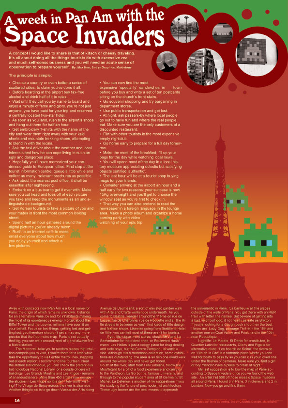 Magazine Page Design